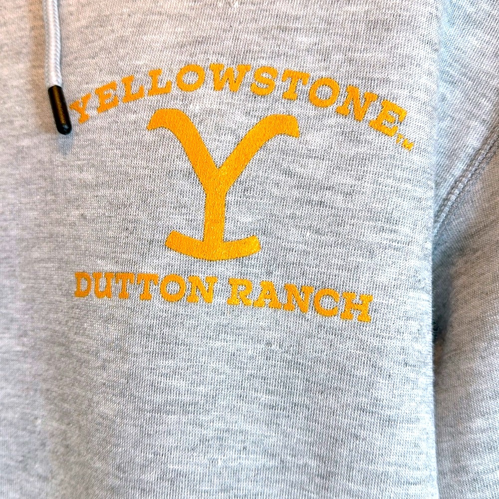 Yellowstone Dutton Fleece Pullover Hoodie LG NWT - Picture 5 of 13